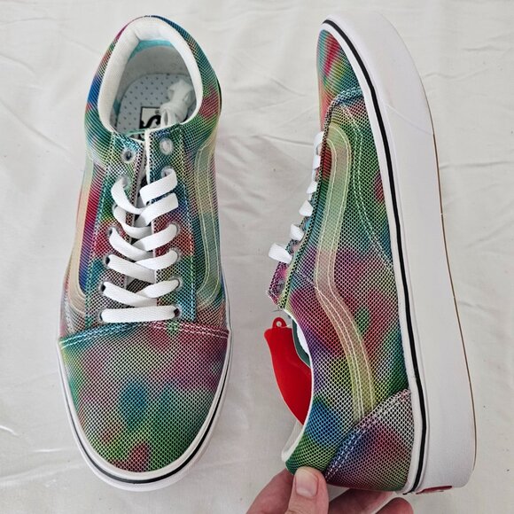 Vans Comfycush Old Multi Color Mens Size 10 Women's Size11.5‎ VN0A5DYCB1T - Picture 1 of 10